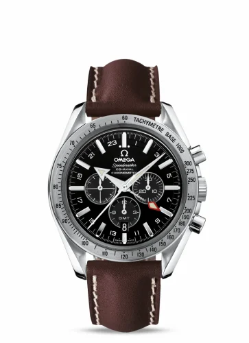 Omega Speedmaster Broad Arrow Co-Axial GMT Stainless Steel / Black 3881.50.37 (38815037)